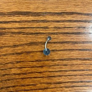 JEWELRY BOUTIQUE | Blue 14 Gauge Surgical Steel Belly Ring